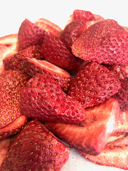 freeze dried organic strawberry